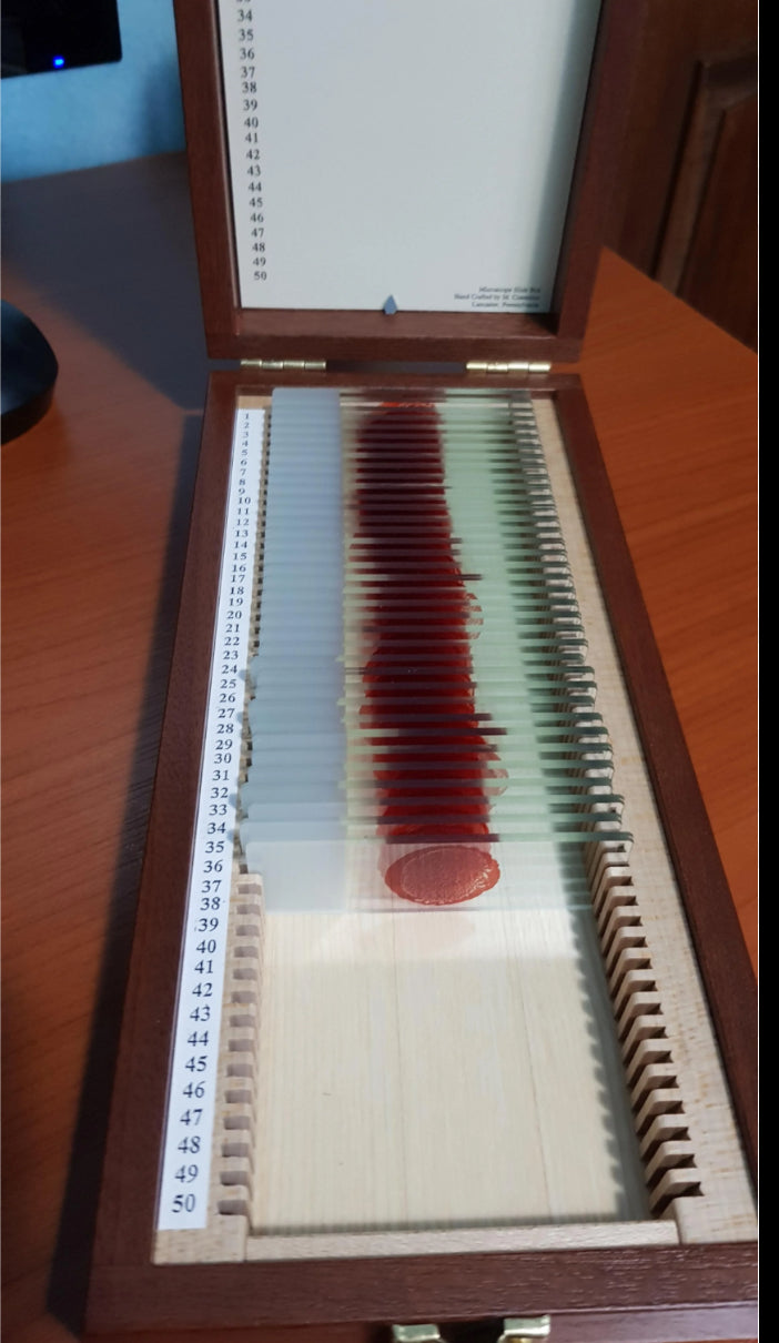 WOODEN BLOOD SLIDE BOX - The Bay Harbor Butcher
